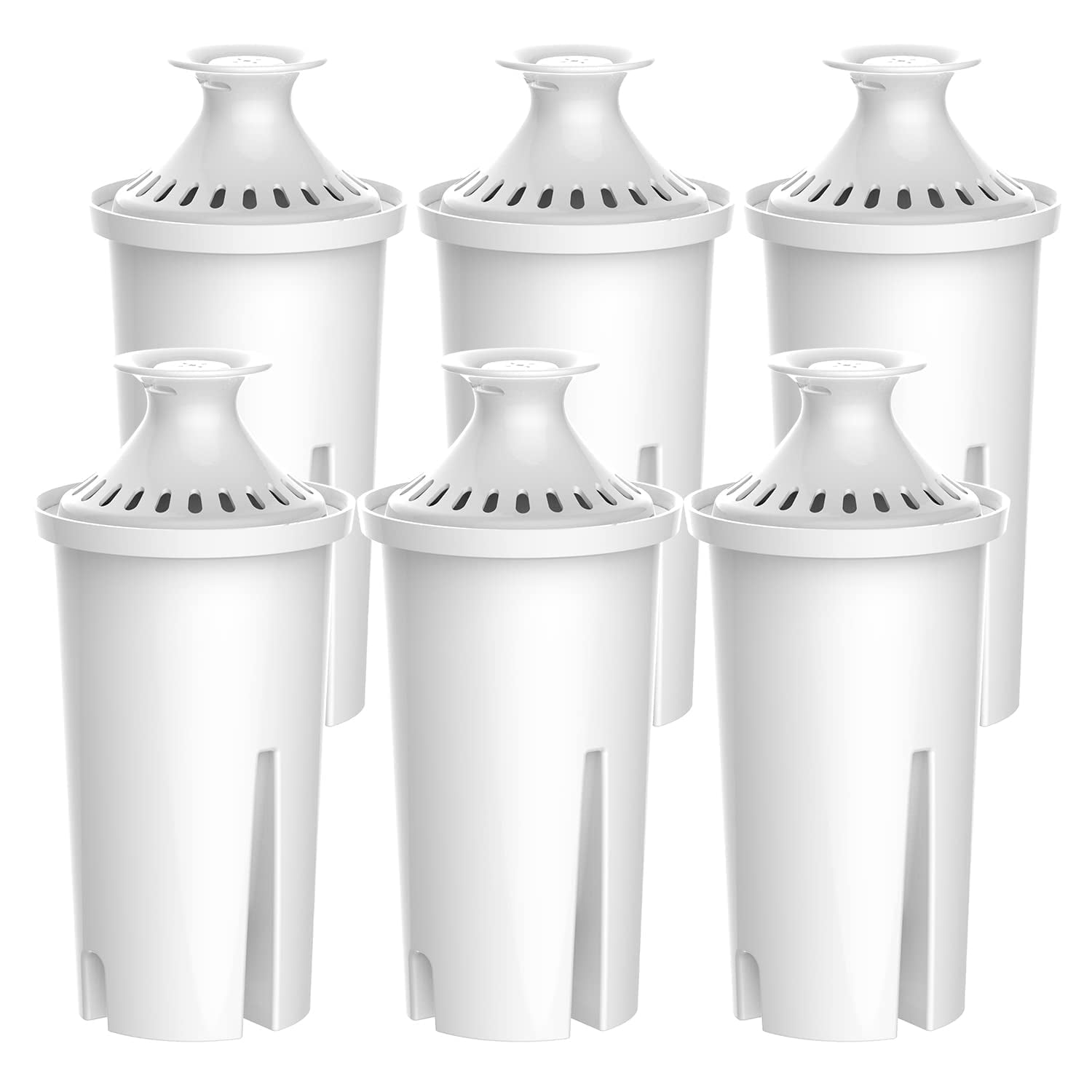 Waterdrop Replacement for Brita Filters, Pitchers, Dispensers, NSF Certified Pitcher Water Filter, Brita Classic OB03, Mavea 107007, 35557, and More, Pack of 6