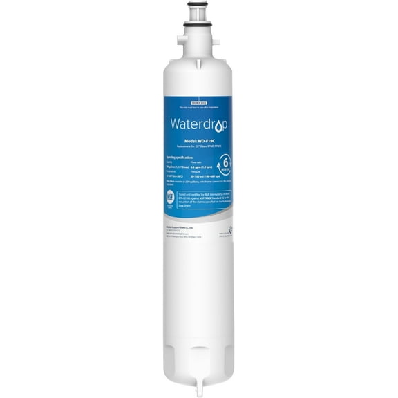 Waterdrop Refrigerator Water Filters for GE® RPWFE, RPWF, WSG-4, DWF-36, WF277, R-3600 (1 Count)
