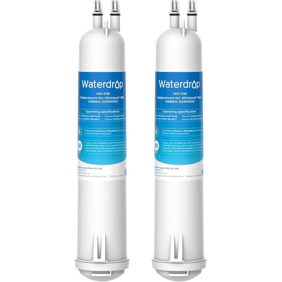 Waterdrop WD-F08 Replacement for 4396841, Everydrop® Filter 3, EDR3RXD1,4396710, Kenmore® 46-9083, 46-9030, Refrigerator Water Filter,2 Filter