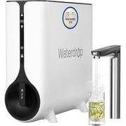 Waterdrop Reverse Osmosis Instant Hot Water Dispenser System, Under Sink, TDS Reduction, Smart LED Faucet, Tankless, 21 Pure to Drain, 600 GPD, Hot and Cold Water Dispenser Faucet