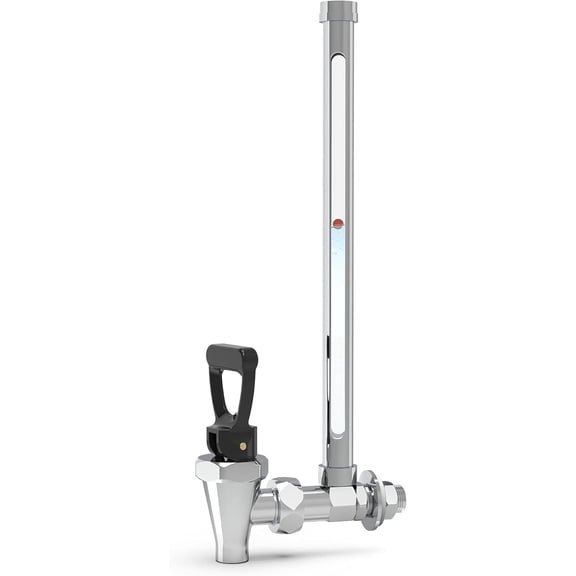 Waterdrop Sight Glass Spigot, Replacement for The Berkey Gravity-Fed Water Filtration System, Clear View Water Level with Red Floating Ball, Durable Metal Material