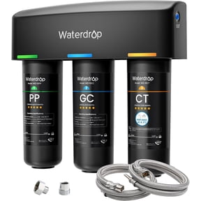 Waterdrop TSA 3-Stage Under Sink Water Filter, Direct Connect to Home Faucet, NSF/ANSI 42 Certified Element, USA Tech