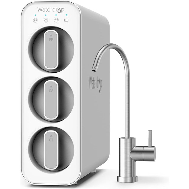 Waterdrop TSC Under Sink Water Filter System, USA Tech, Smart Filter