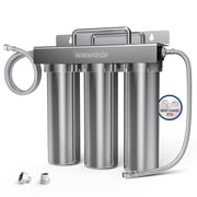 Waterdrop TST-UF Water Filter System, 3-stage Under Sink Ultrafiltration Stainless Steel Water Filter System