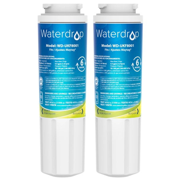 Waterdrop UKF8001 NSF 53&42 Certified Refrigerator Water Filter 4