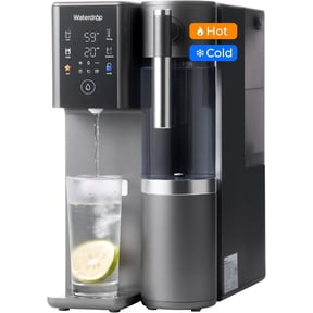 Waterdrop WD-A2 Countertop Reverse Osmosis System, Hot and Cold RO System, Portable Pure Water Tank, Bottleless Water Cooler, 6 Temperature Settings, Hot Cold Room Water, 3:1 Pure to Drain