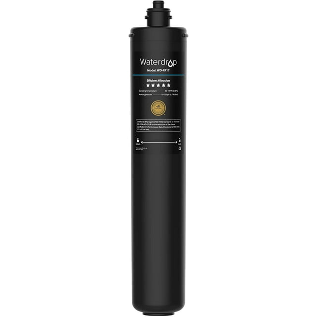 Waterdrop WDRF17 Water Filter, Replacement 17UA Under Sink Water