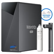 Waterdrop X16 Tankless Reverse Osmosis System, NSF/ANSI 58&372 Certified, 1600 GPD RO Water Filter System, 11-Stage Filtration UnderSink RO, 31 Pure to Drain, Alkaline Mineral pH+, with WD-F2