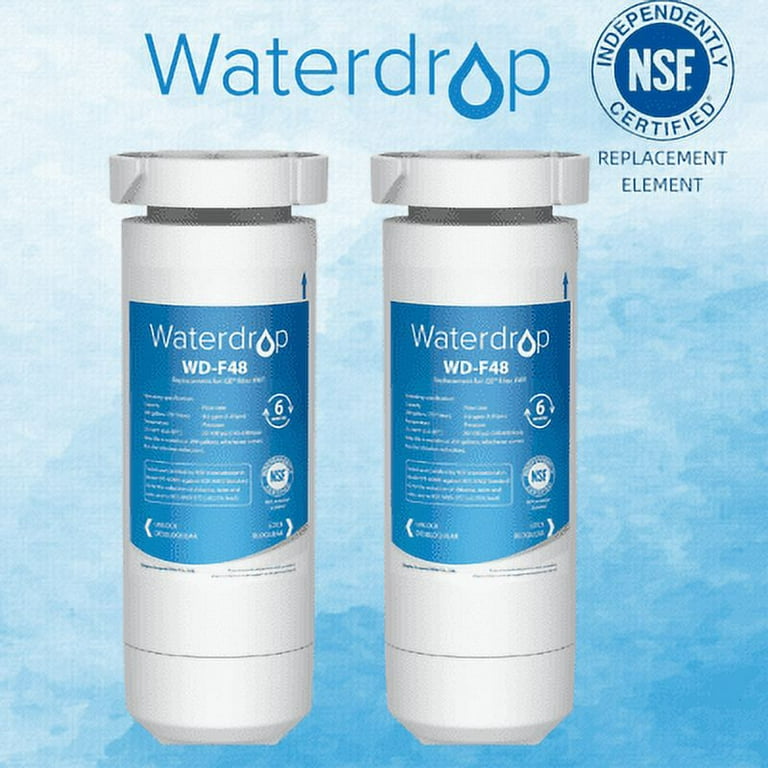  Waterdrop Filtro de agua para refrigerador Plus XWF, repuesto  para GE® XWF (WR17X30702) Certificado NSF 401 & 53 y 42, 3 filtros :  Electrodomésticos