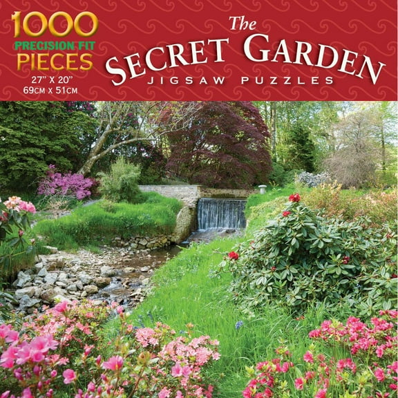 Waterfall Adventure 1000 Piece Puzzle, Gardens by Luv-It Puzzles