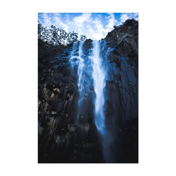 Waterfall - Australia Photography Waterfall Nature Landscape Scenic Wilderness Forest Mountain Unframed Wall Art Print 4 x 6 inches