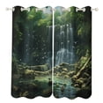 thumbnail image 1 of Waterfall Blackout Curtains for Bedroom Curtains Insulated Room Darkening Window Drapes for Living Room, 1 of 7