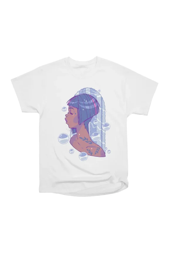 Waterfall Bubblebath T-Shirt Tee Gift For Him Merch For Her Apparel For Friend