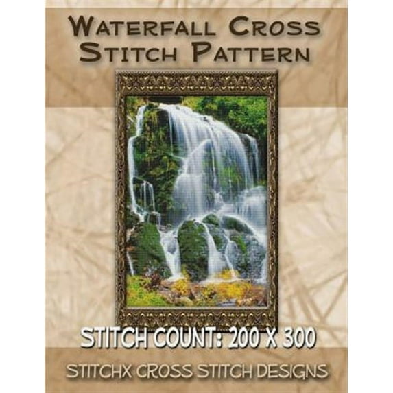 Waterfall Cross Stitch Pattern (Paperback)
