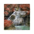 thumbnail image 1 of Waterfall Head Scarf, Fall Trees with Rock, Head Wrap, 3 Sizes, by Ambesonne, 1 of 2