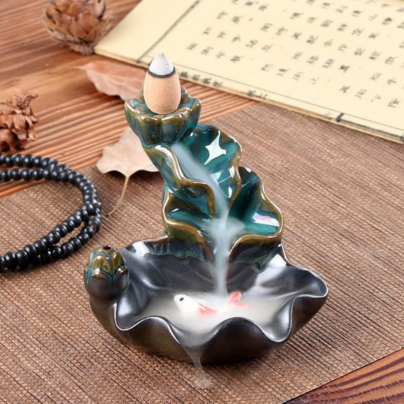 Waterfall Incense Burner, Backflow Incense Burner, Lotus Flower Incense Burner, Aromatherapy, Incense Seat
