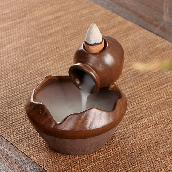 Waterfall Incense Burner Backflow Incense Waterfall Burner Smoke Incense Holder