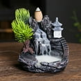 thumbnail image 1 of Waterfall Incense Burners,Backflow Incense Holder,Fountain Backflow Incense Cones for Home Office Decor,Resin Gift (1), 1 of 7