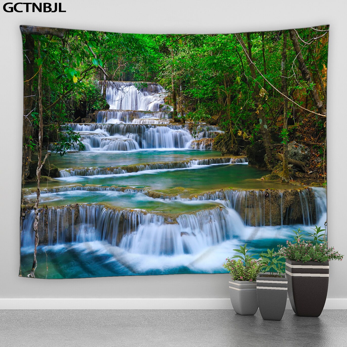 Tapestry waterfall wall hanging sale
