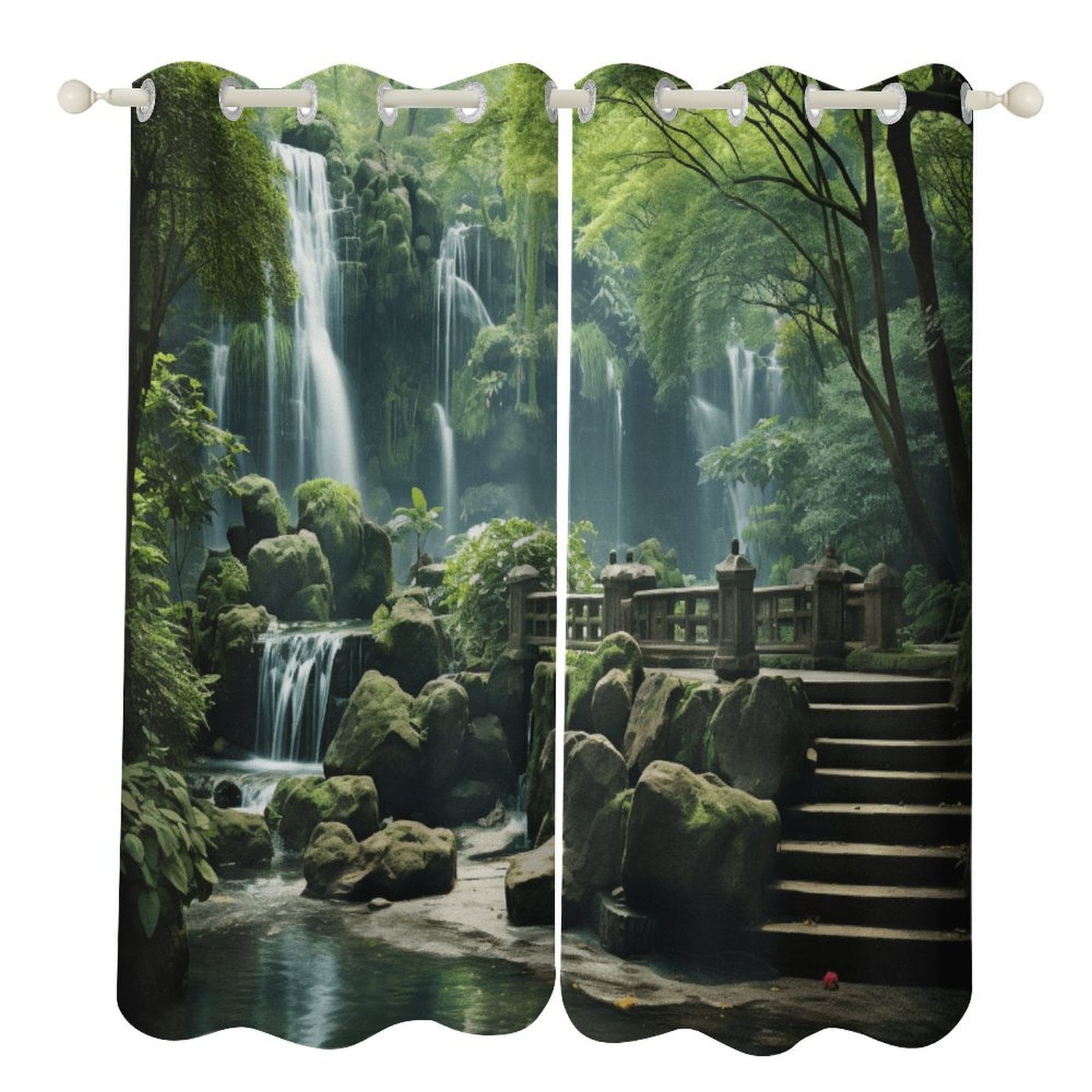 Waterfall Modern Window for Living Room Curtains for Child Bedroom ...