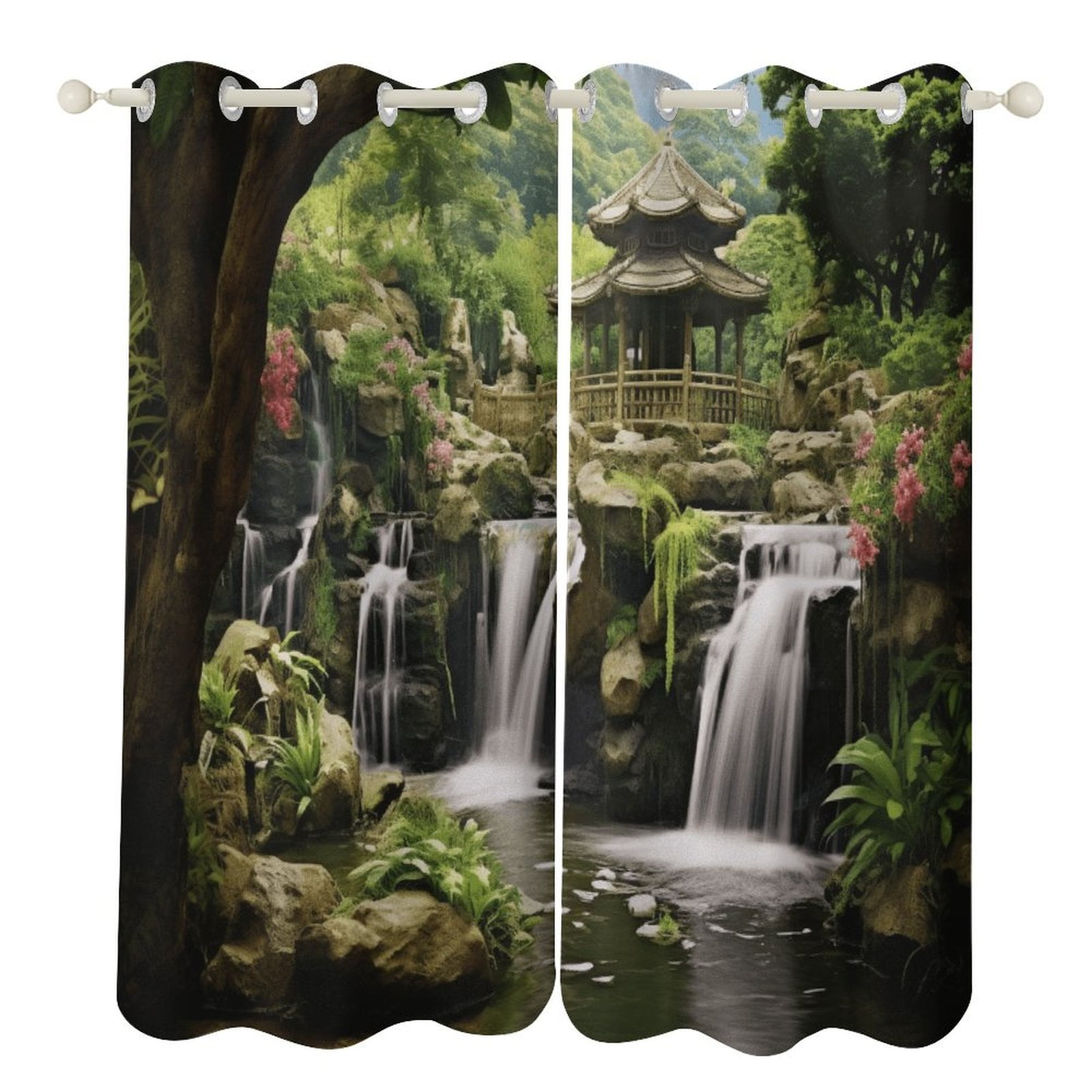 Waterfall Modern Window for Living Room Curtains for Child Bedroom ...