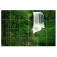 thumbnail image 1 of Waterfall Photo Ceramic Tile Mural Kitchen Backsplash Bathroom Shower, 406088-XL, 1 of 3