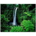 thumbnail image 1 of Waterfall Photo Ceramic Tile Mural Kitchen Backsplash Bathroom Shower, 406106-L5, 1 of 3