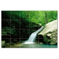 thumbnail image 1 of Waterfall Photo Ceramic Tile Mural Kitchen Backsplash Bathroom Shower, 406131-M6, 1 of 3