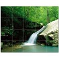 thumbnail image 1 of Waterfall Photo Ceramic Tile Mural Kitchen Backsplash Bathroom Shower, 406131-XL, 1 of 3