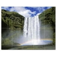 thumbnail image 1 of Waterfall Picture Ceramic Tile Mural Kitchen Backsplash Bathroom Shower, 406210, 1 of 3