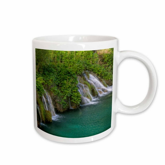3drose, Waterfall, Plitvice Lakes National Park, Croatia - Eu32 Aje0009 - Adam Jones, 11oz Mug