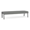 thumbnail image 1 of Waterfall Reception Waiting 3-Seat Bench / Charcoal Steel / Light Gray, 1 of 5