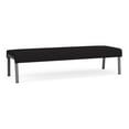 thumbnail image 1 of Waterfall Reception Waiting Room 3-Seat Bench / Charcoal Steel / Black, 1 of 5