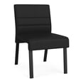thumbnail image 1 of Waterfall Reception Waiting Room Armless Guest Chair / Black Steel / Black, 1 of 5