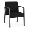 thumbnail image 1 of Waterfall Reception Waiting Room Healthcare Guest Chair / Charcoal Steel / Black, 1 of 5