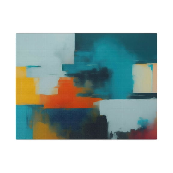 Waterfall Seventeen Abstract Landscape Canvas Wall Art by Stephen Chambers