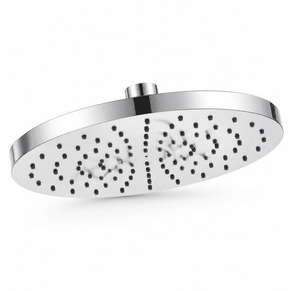 Waterfall Showerhead 10-inch Large Bathroom Overhead Rainfall Shower ...