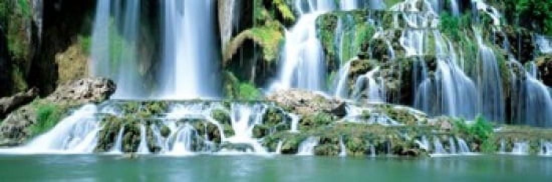 Waterfall Snake River Bonneville CO Idaho Canvas Art - Panoramic Images (37 x 12)