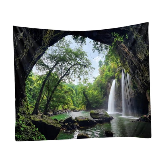Waterfall Tapestry Tapestry Landscape Tapestry Wall Hanging for Bedroom Waterfall_200x150cm