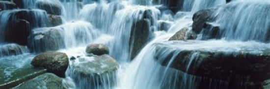 Waterfall Temecula CA USA Canvas Art - Panoramic Images (36 x 12)