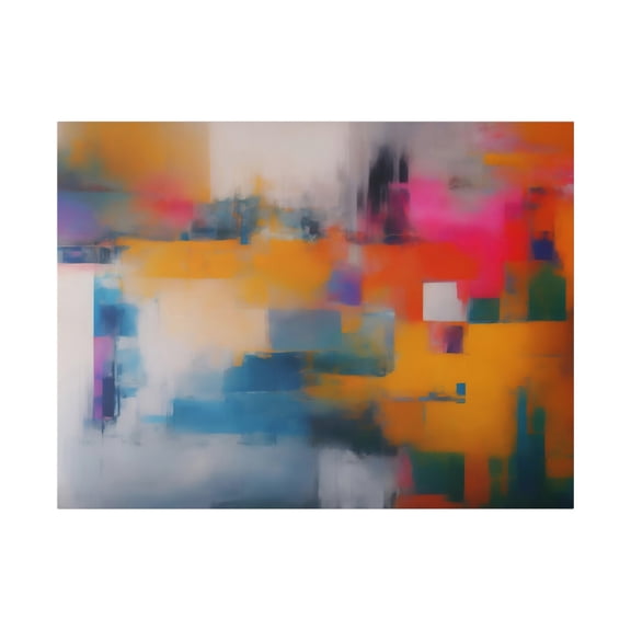 Waterfall Three Abstract Landscape Canvas Wall Art by Stephen Chambers