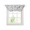 thumbnail image 1 of Waterfall Valances for Windows, Video Game Kitchen Sheer Valance Curtains, Black White Game Controller Monochrome Rod Pocket Elegant Swag Valances for Living Room Bedroom, 47.2"x38.5", 3 Panel, 1 of 8