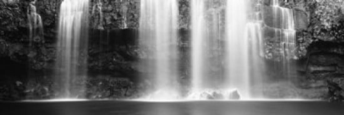 Waterfall in a forest Llanos De Cortez Waterfall Guanacaste Province Costa Rica Canvas Art - Panoramic Images (18 x 6)