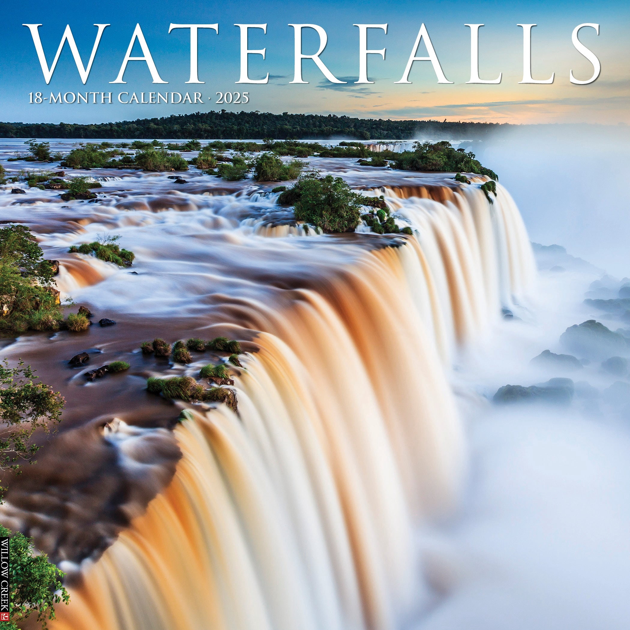 Willow Creek Press, Waterfalls 2027 Mini Wall Calendar