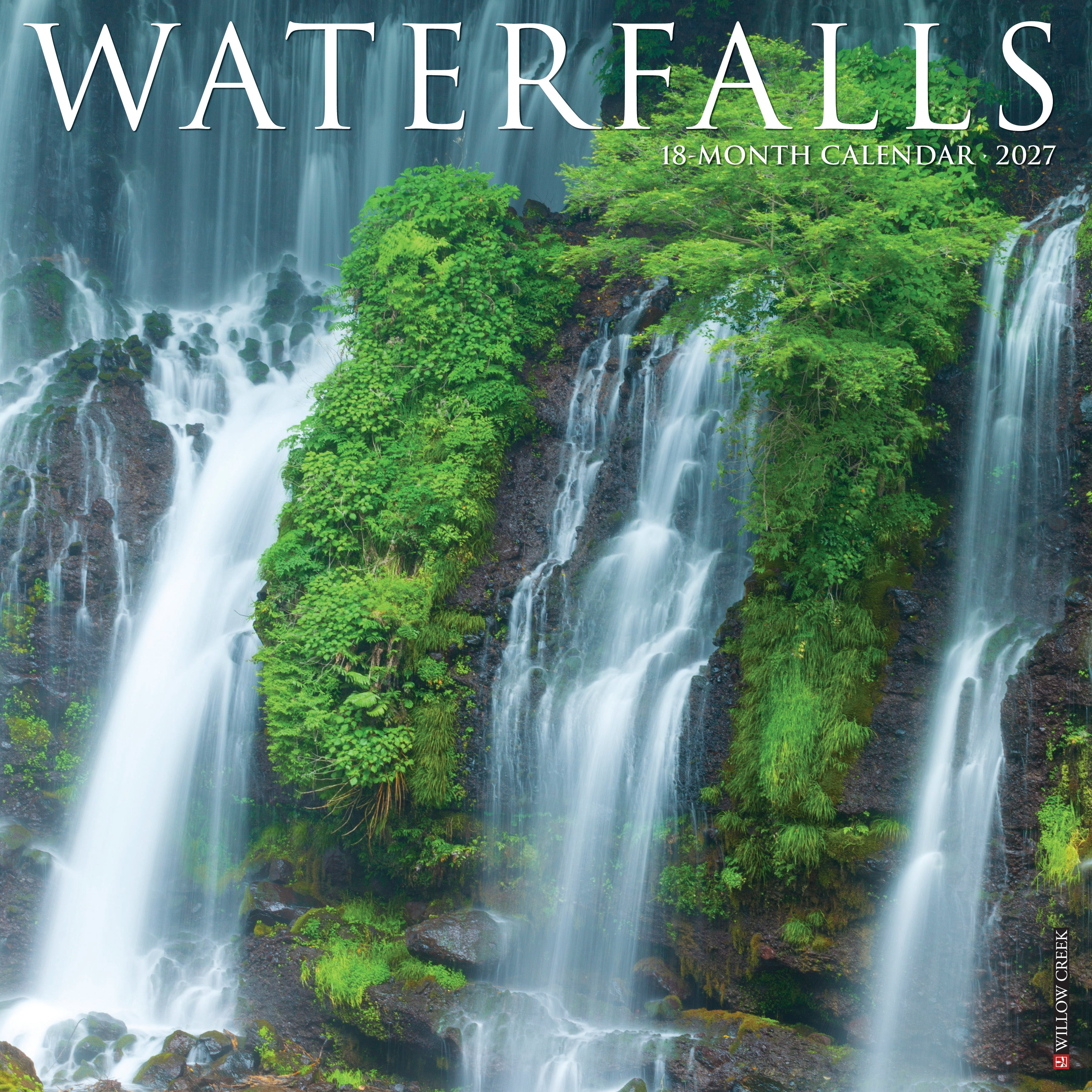 Willow Creek Press, Waterfalls 2027 Wall Calendar
