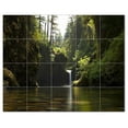 thumbnail image 1 of Waterfalls Ceramic Tile Mural Kitchen Backsplash Bathroom Shower, 401863-M54, 1 of 3
