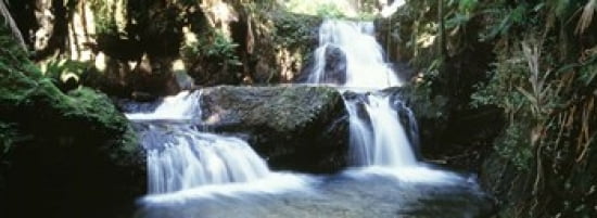 Waterfalls Hilo HI Canvas Art - Panoramic Images (36 x 13)