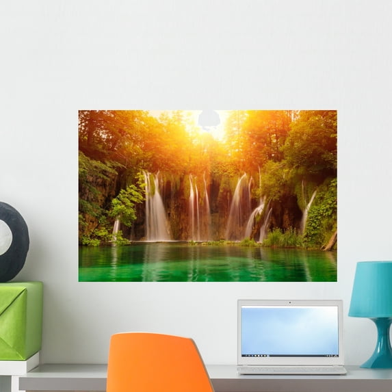 Waterfalls National Park Plitvice Wall Mural by Wallmonkeys Peel and ...