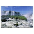 thumbnail image 1 of Waterfalls Photo Ceramic Tile Mural Kitchen Backsplash Bathroom Shower 406238-L, 1 of 3