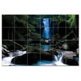thumbnail image 1 of Waterfalls Photo Ceramic Tile Mural Kitchen Backsplash Bathroom Shower 406242-M, 1 of 3